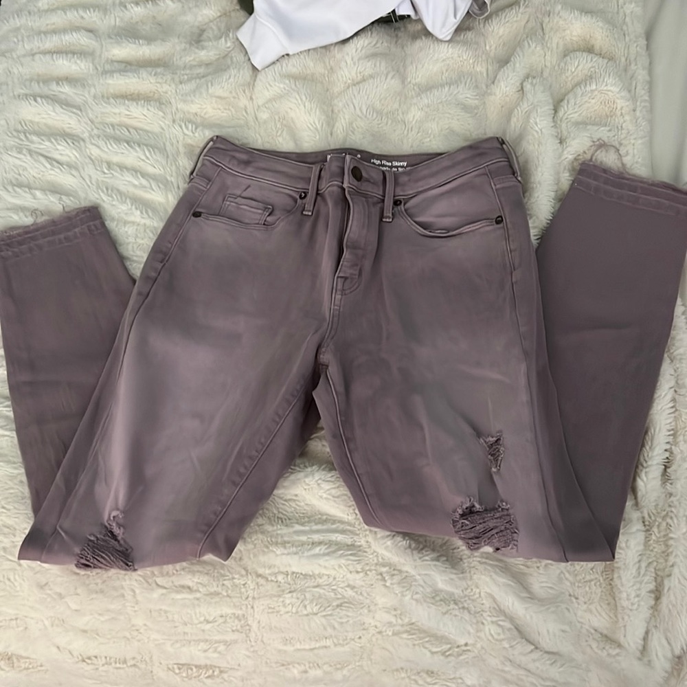 lavender skinny jeans